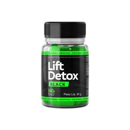 Frasco Lift Detox Black, 60 cápsulas